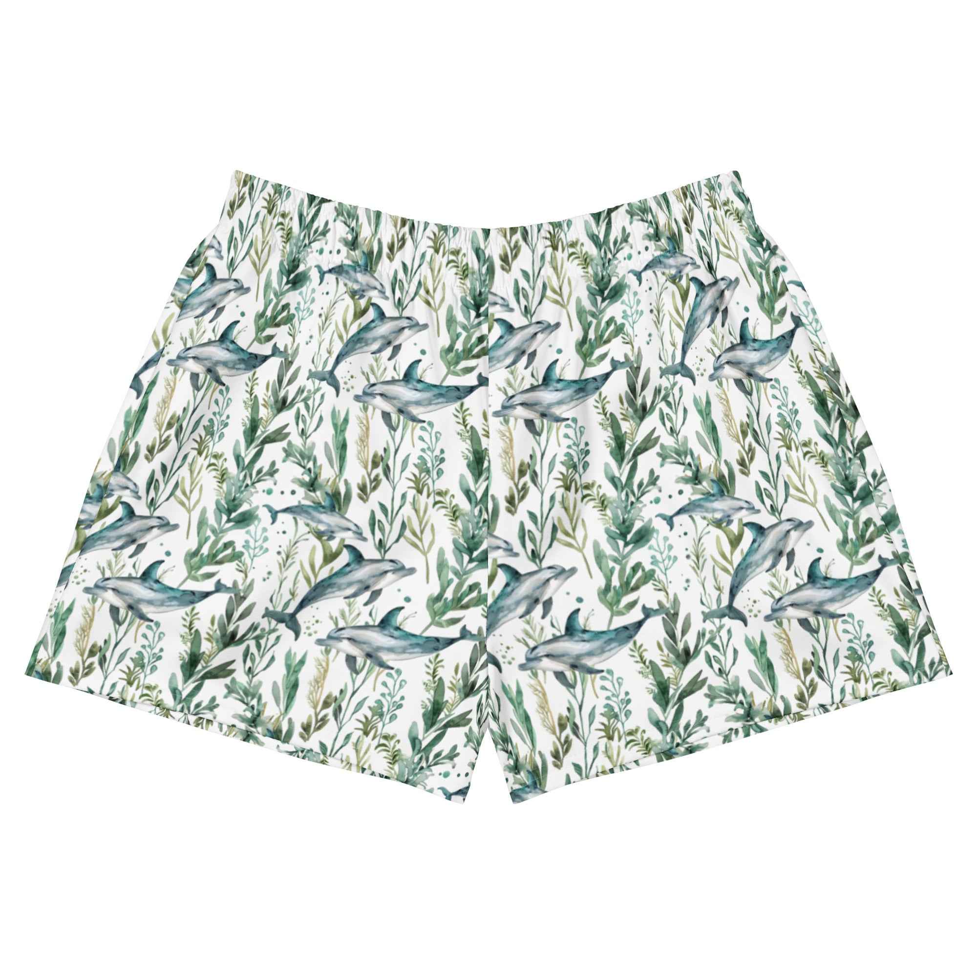 Whale Shark Dream Eco Swim Shorts -  - ["coral","Short","swim","whale shark","Whale Shark Dream","women"]