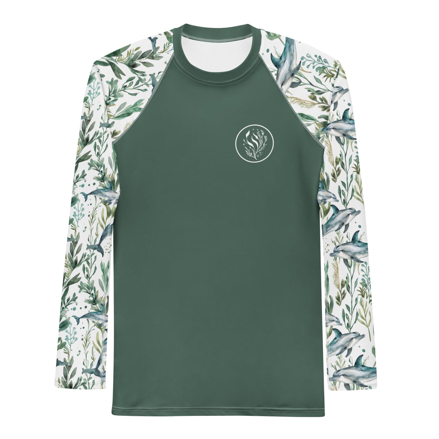 Seascape Dolphin Men's Rash Guard - 