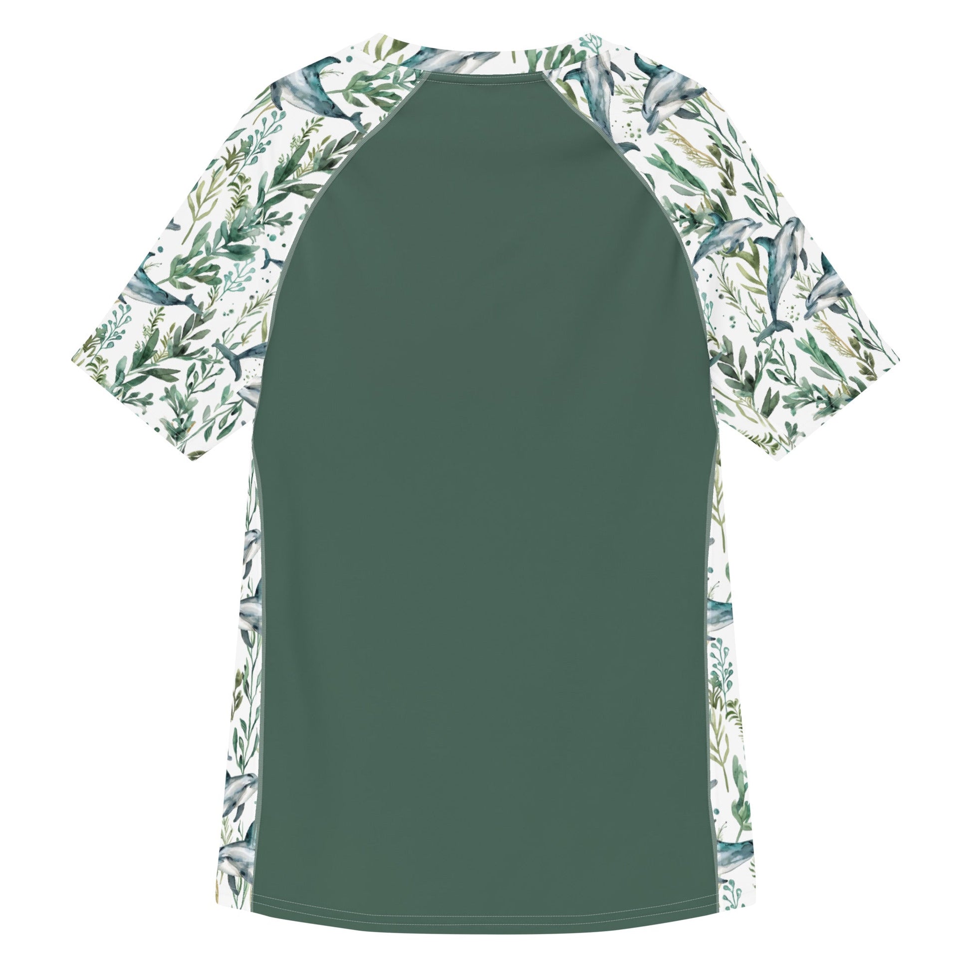 Seascape Dolphin Men’s Short Sleeve Swim Shirt - 