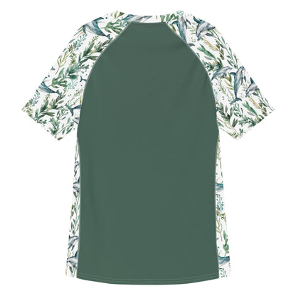 Seascape Dolphin Men’s Short Sleeve Swim Shirt - 