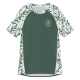 Seascape Dolphin Men’s Short Sleeve Swim Shirt -  - ["dolphin","Men","Rash guard","Seascape Dolphin"]