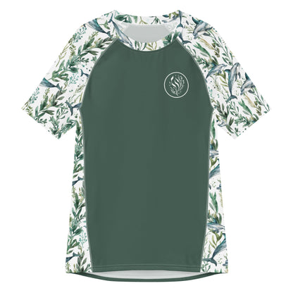 Seascape Dolphin Men’s Short Sleeve Swim Shirt - 