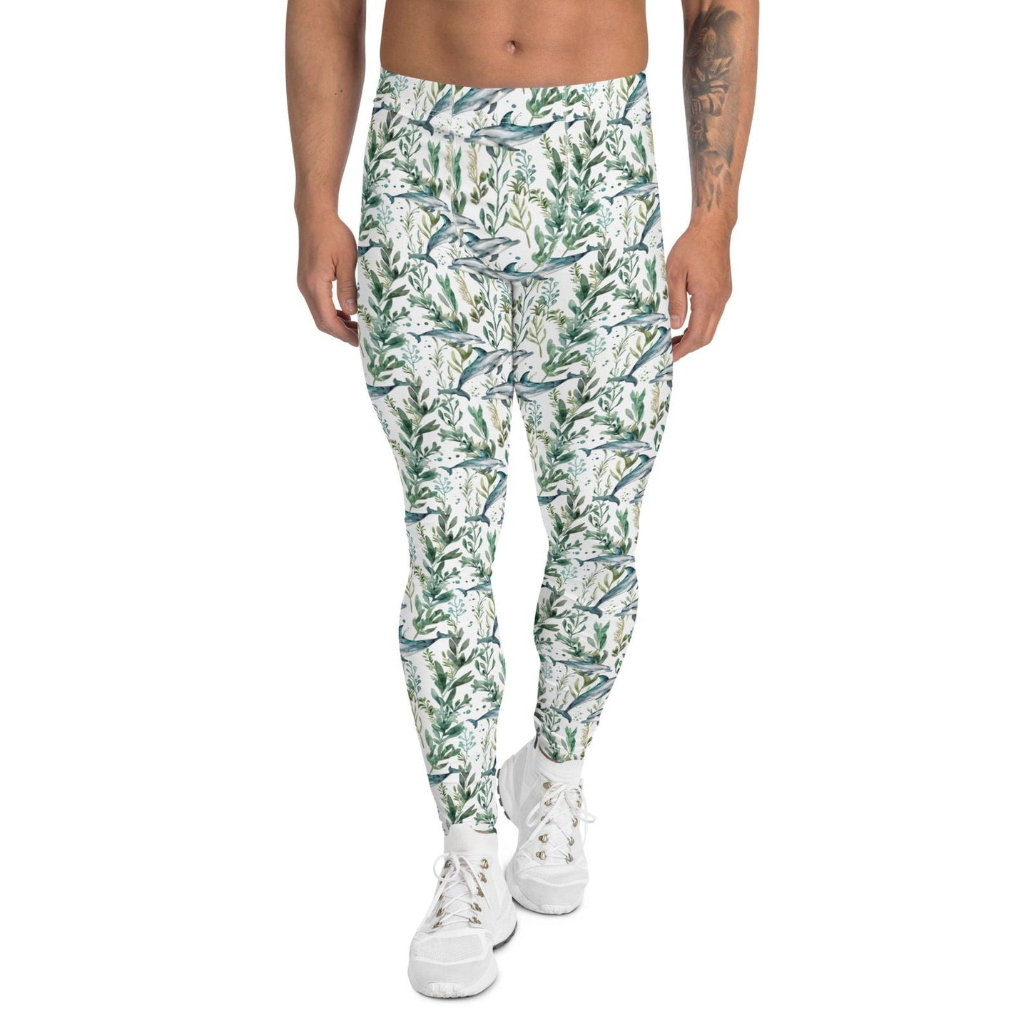 Seascape Dolphin Men's Swim Leggings - 