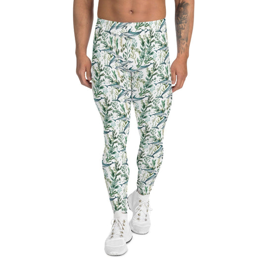 Seascape Dolphin Men's Swim Leggings - 