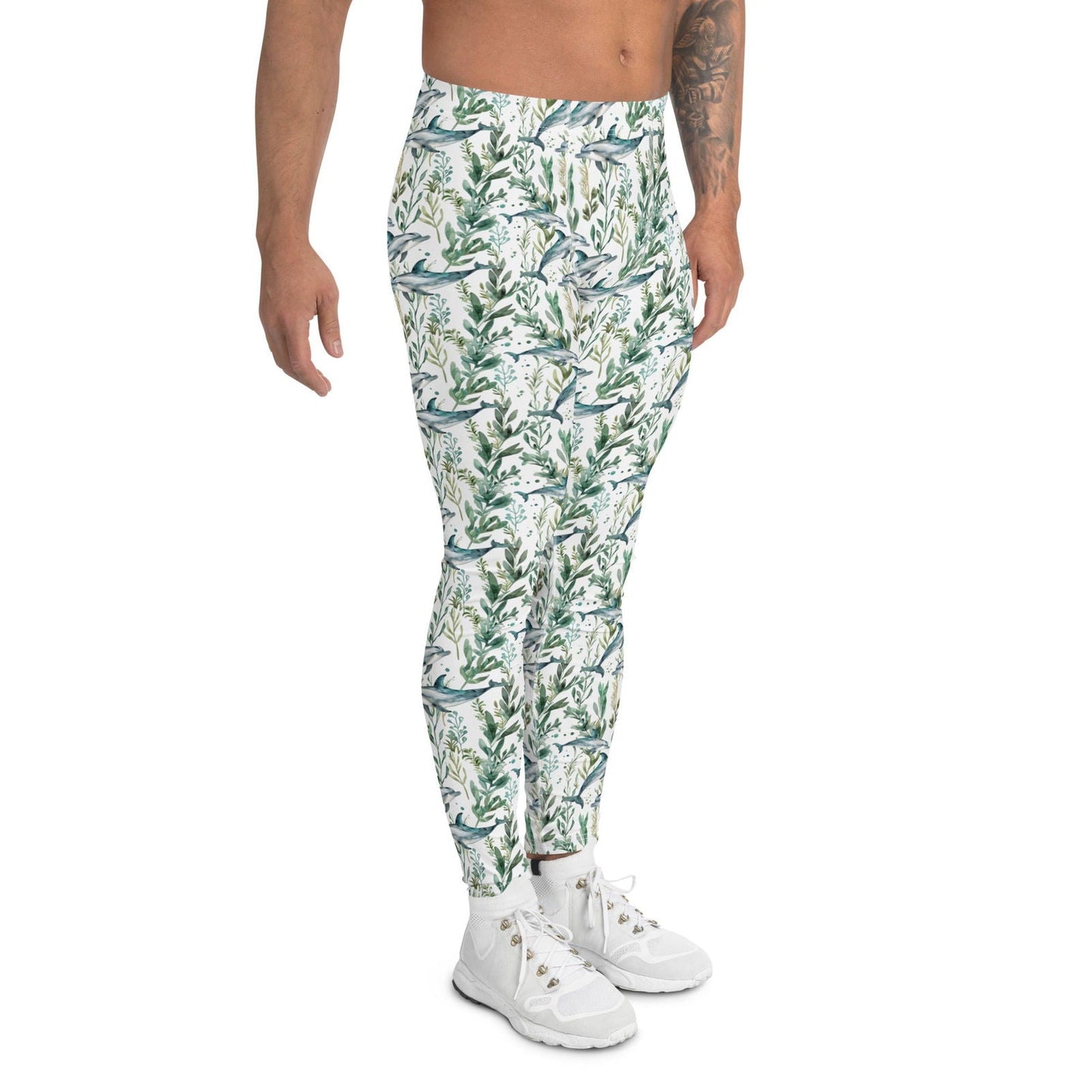 Seascape Dolphin Men's Swim Leggings - 