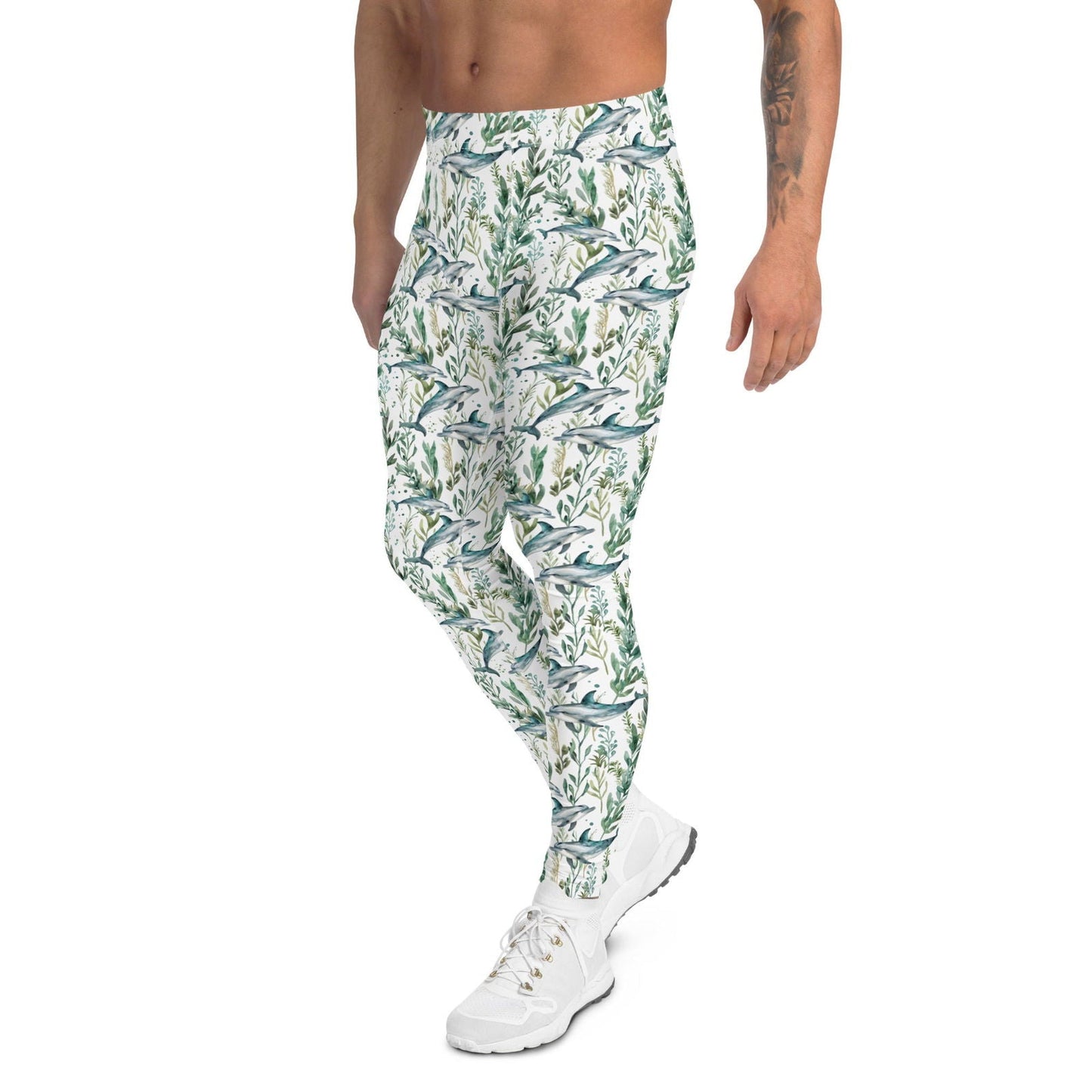 Seascape Dolphin Men's Swim Leggings - 