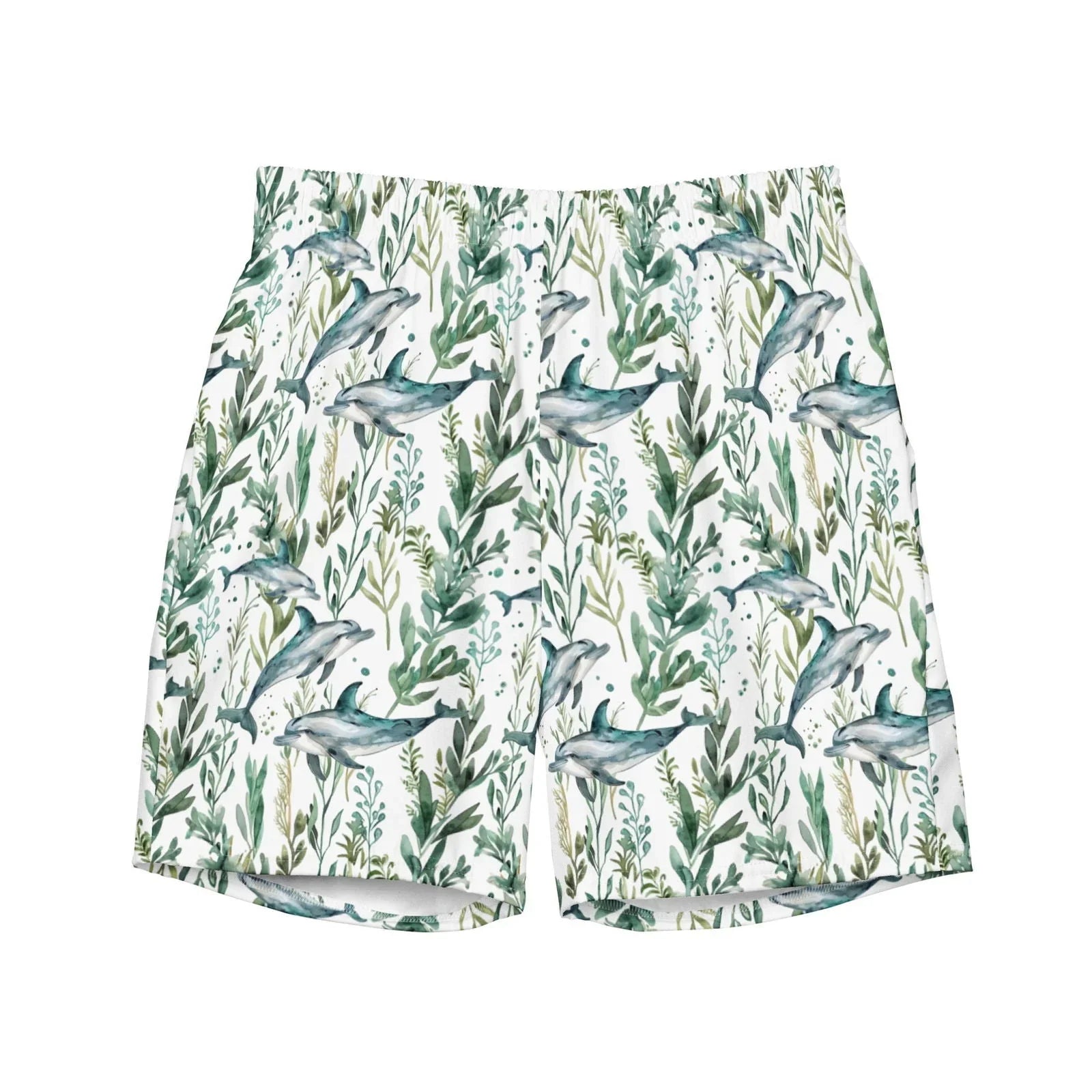 Seascape Dolphin Men's Swim Trunks - 