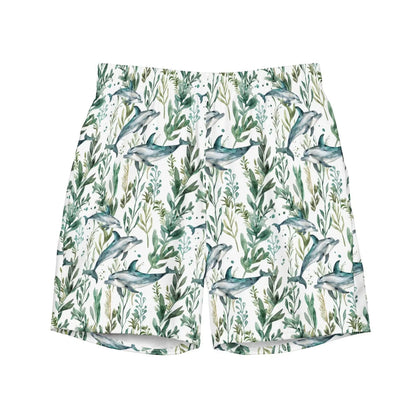 Seascape Dolphin Men's Swim Trunks - 
