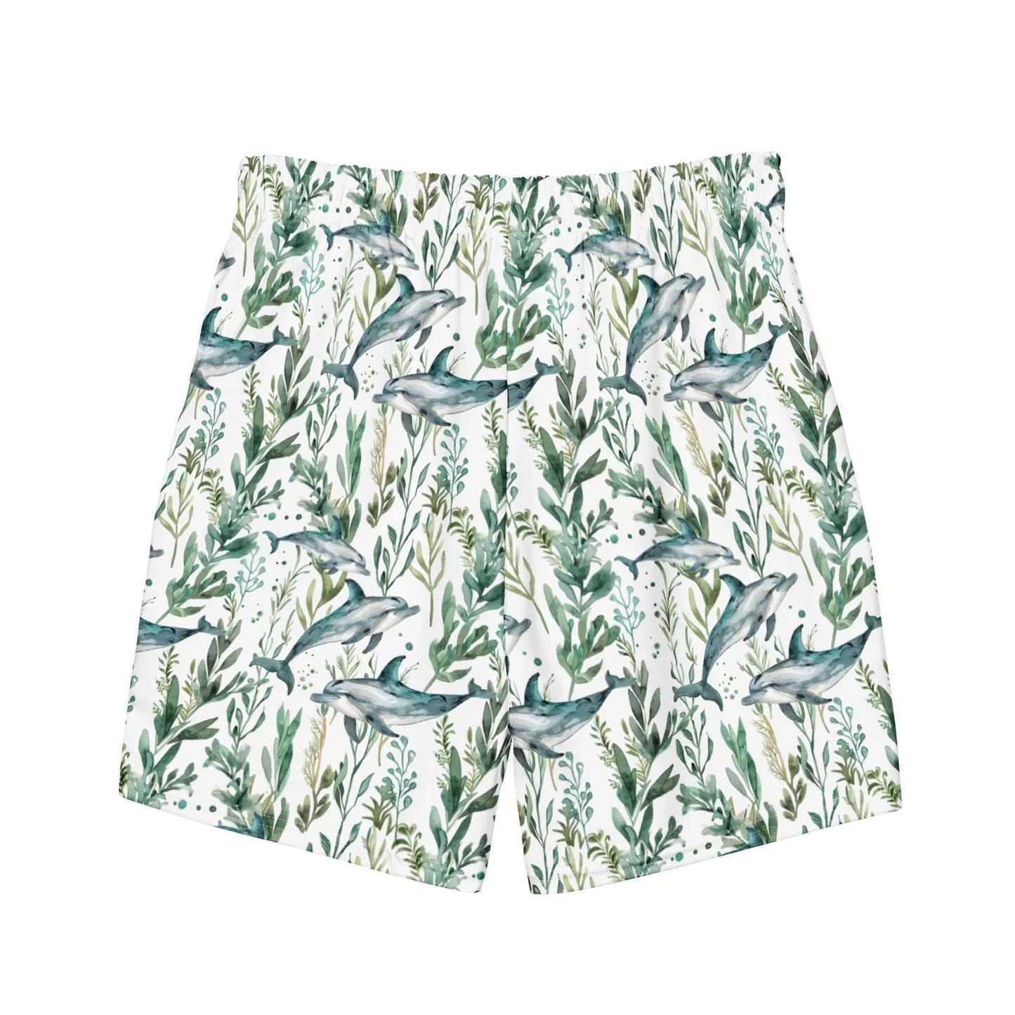 Seascape Dolphin Men's Swim Trunks - 