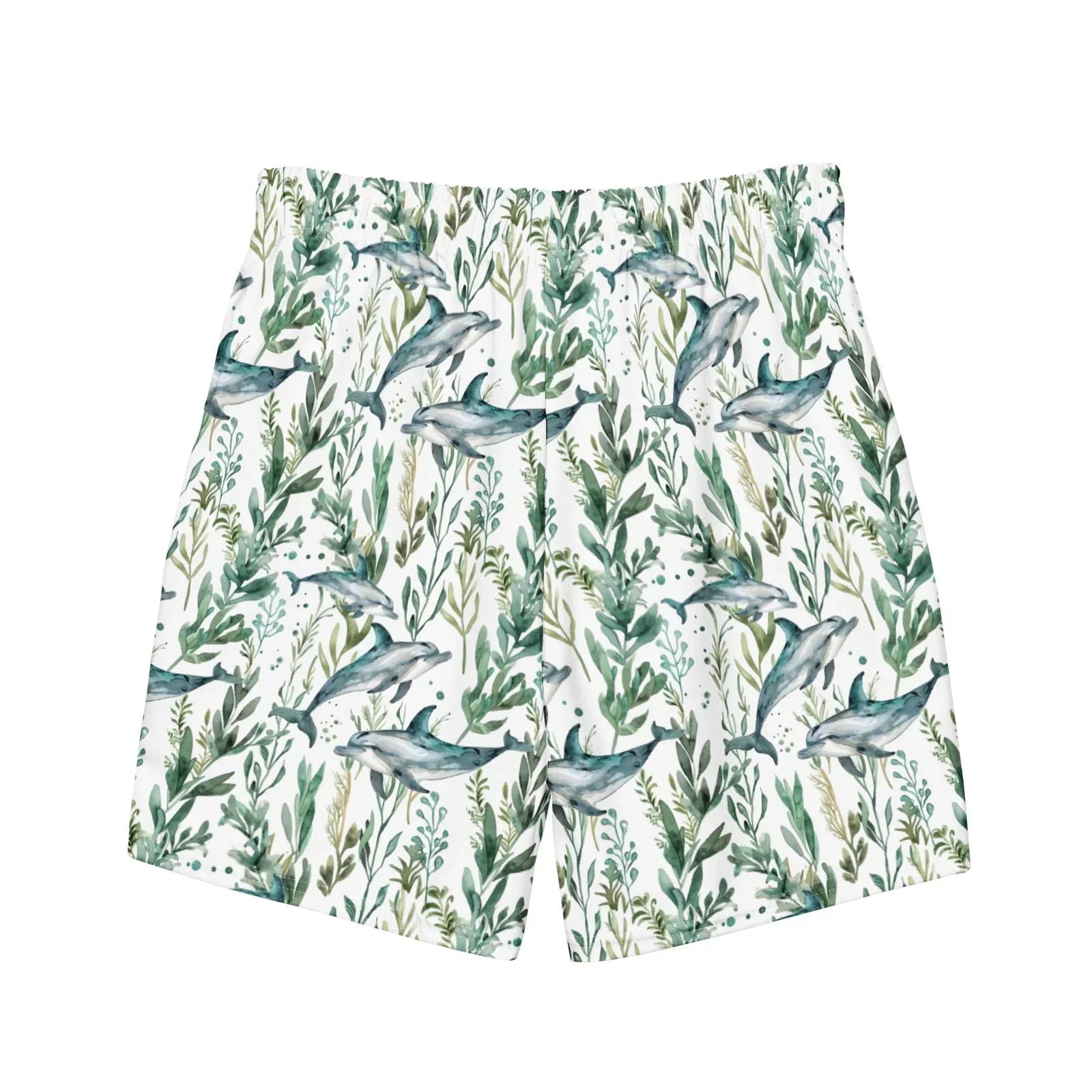 Seascape Dolphin Men's Swim Trunks - 