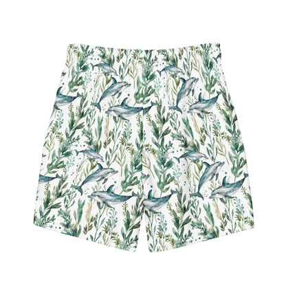Seascape Dolphin Men's Swim Trunks - 