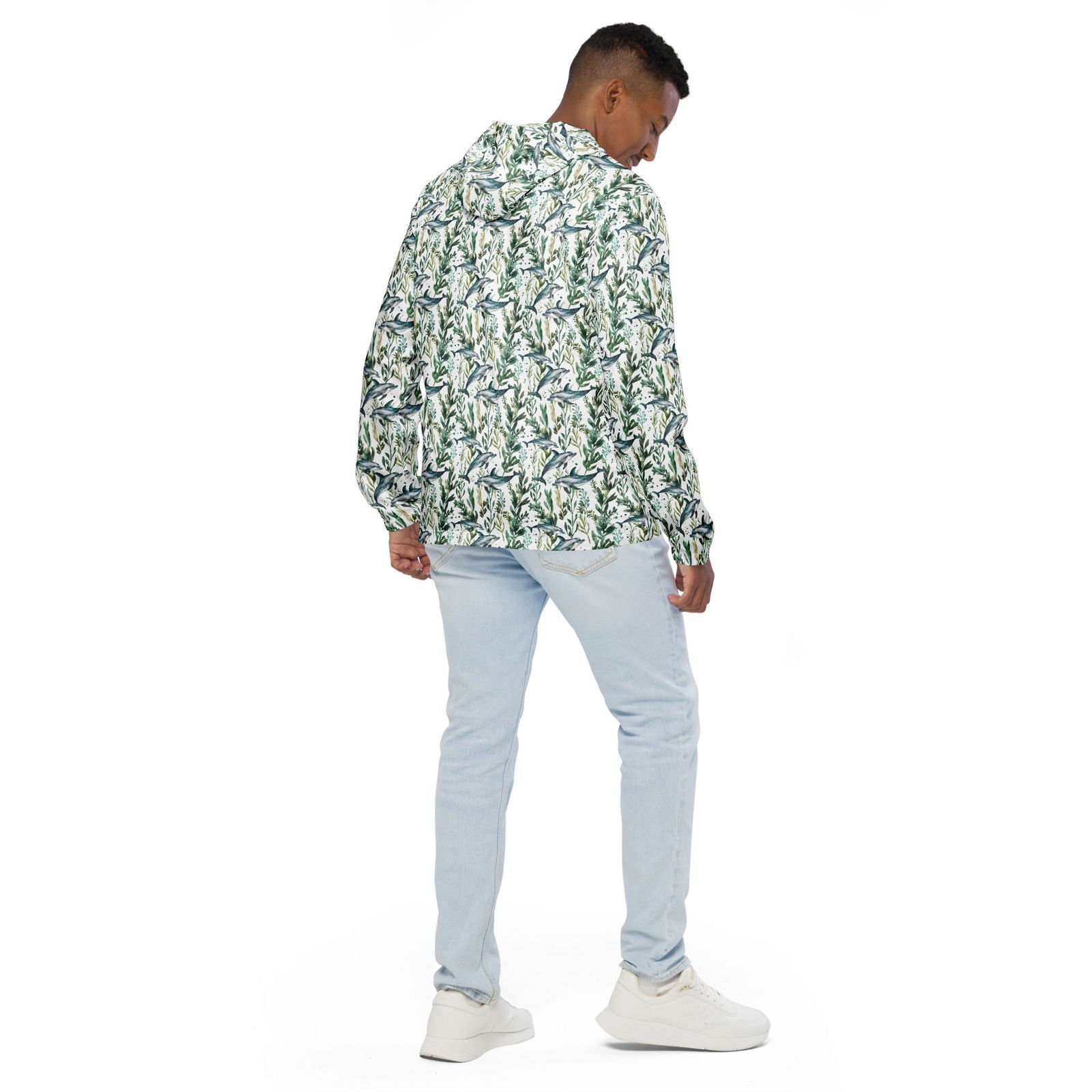 Seascape Dolphin Men’s windbreaker - 