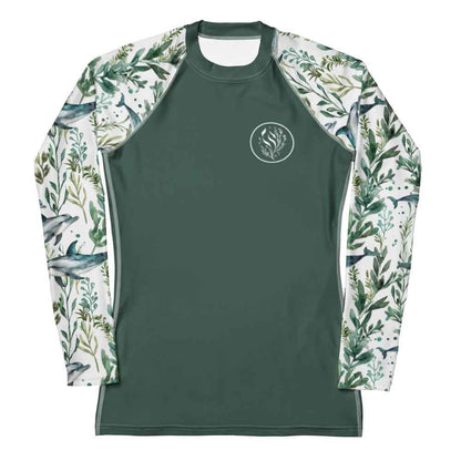 Seascape Dolphin Women's Rash Guard Solid - 