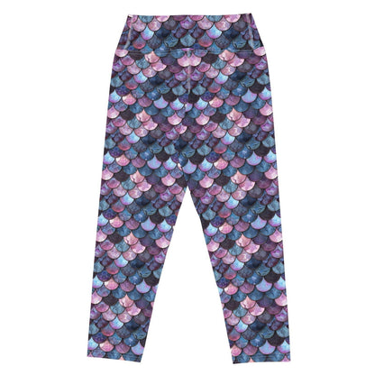 Mermaid Scales Collection Capri Swim Leggings - 
