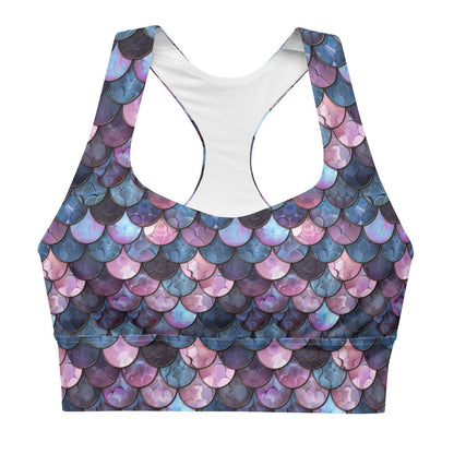 Shadowy Sea Siren Eco Sports Bra Top - 