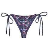 Shadowy Sea Siren Eco String Bikini Bottom -  - ["mermaid","Shadowy Sea Siren","swim","women"]