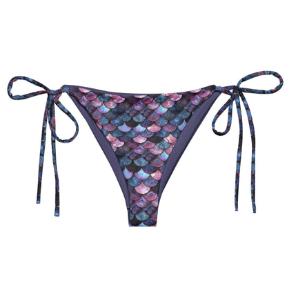 Shadowy Sea Siren Eco String Bikini Bottom - 