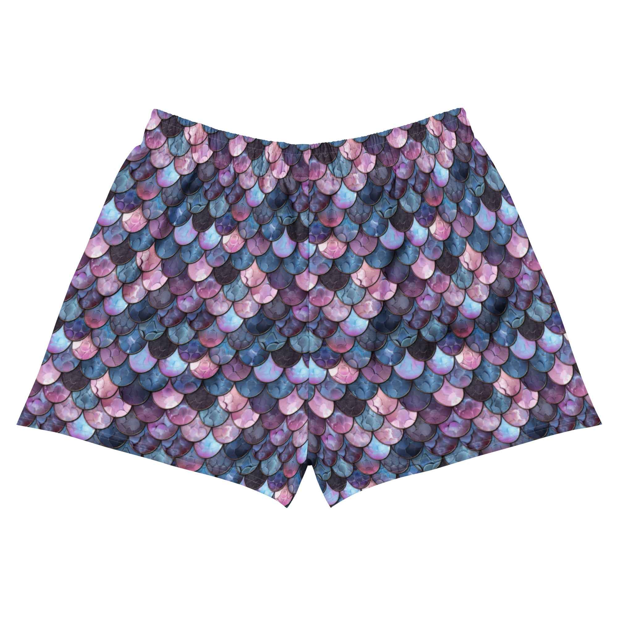 Shadowy Sea Siren Eco Swim Shorts -  - ["mermaid","Shadowy Sea Siren","Short","swim","women"]