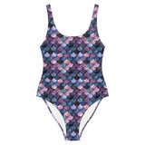 Shadowy Sea Siren One-Piece Swimsuit -  - ["mermaid","Shadowy Sea Siren","swim","women"]