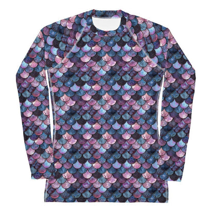 Shadowy Sea Siren Women's Rash Guard - 