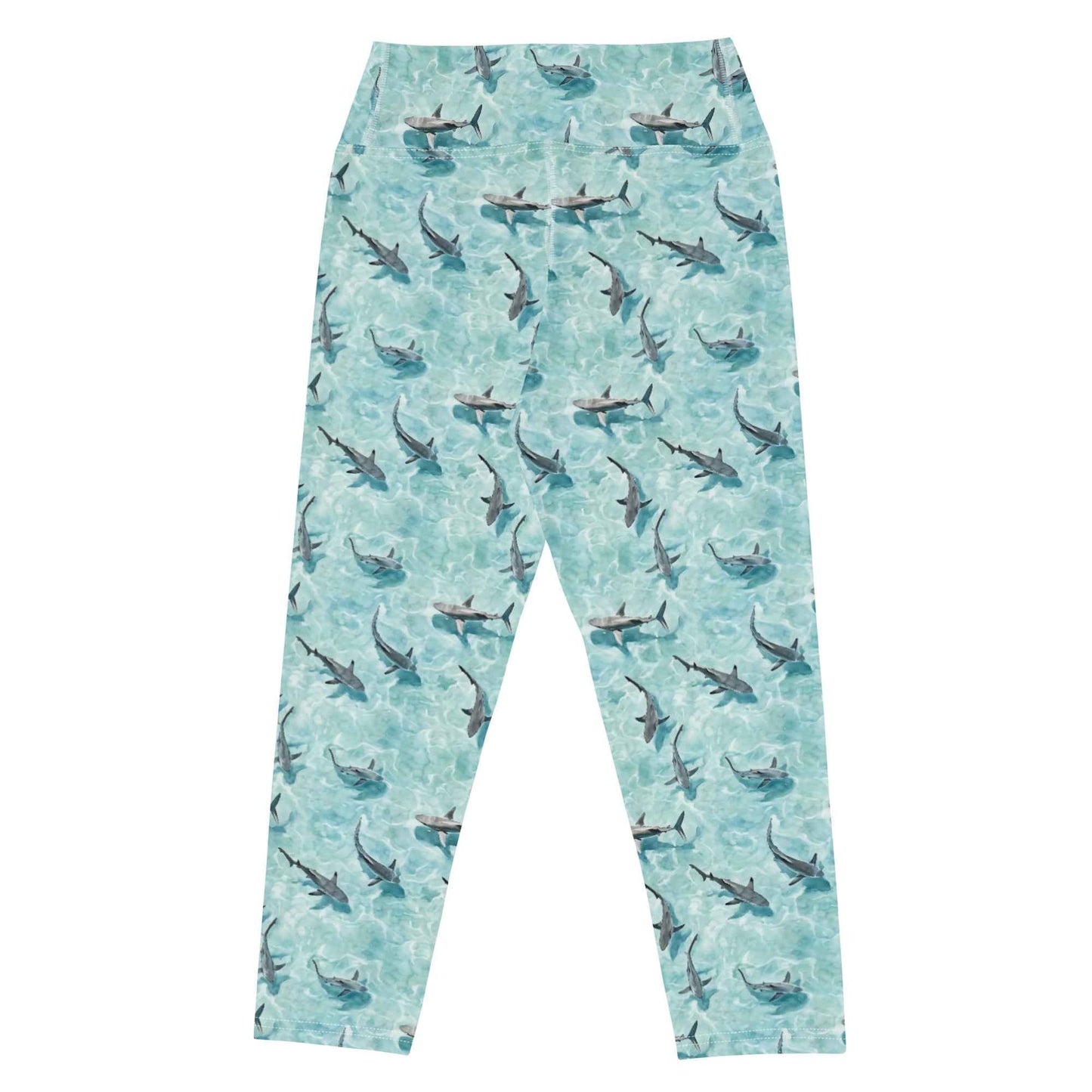 Blacktip Shark Drift Capri Swim Leggings - 