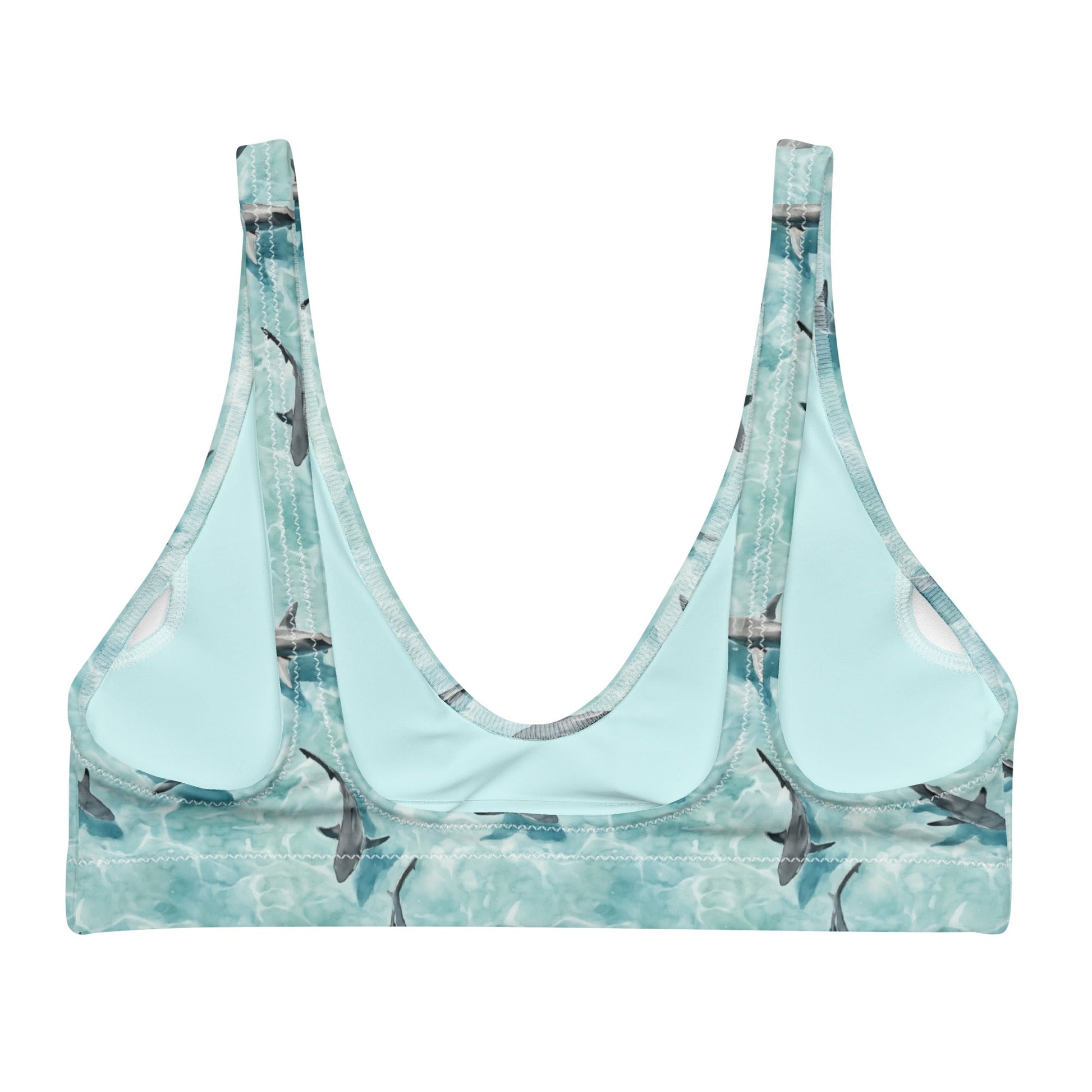 Blacktip Shark Drift Eco Bikini Top - 