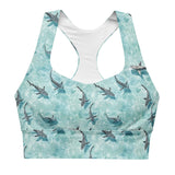 Blacktip Shark Drift Eco Sports Bra Top -  - ["shark","shark watch","swim","women"]
