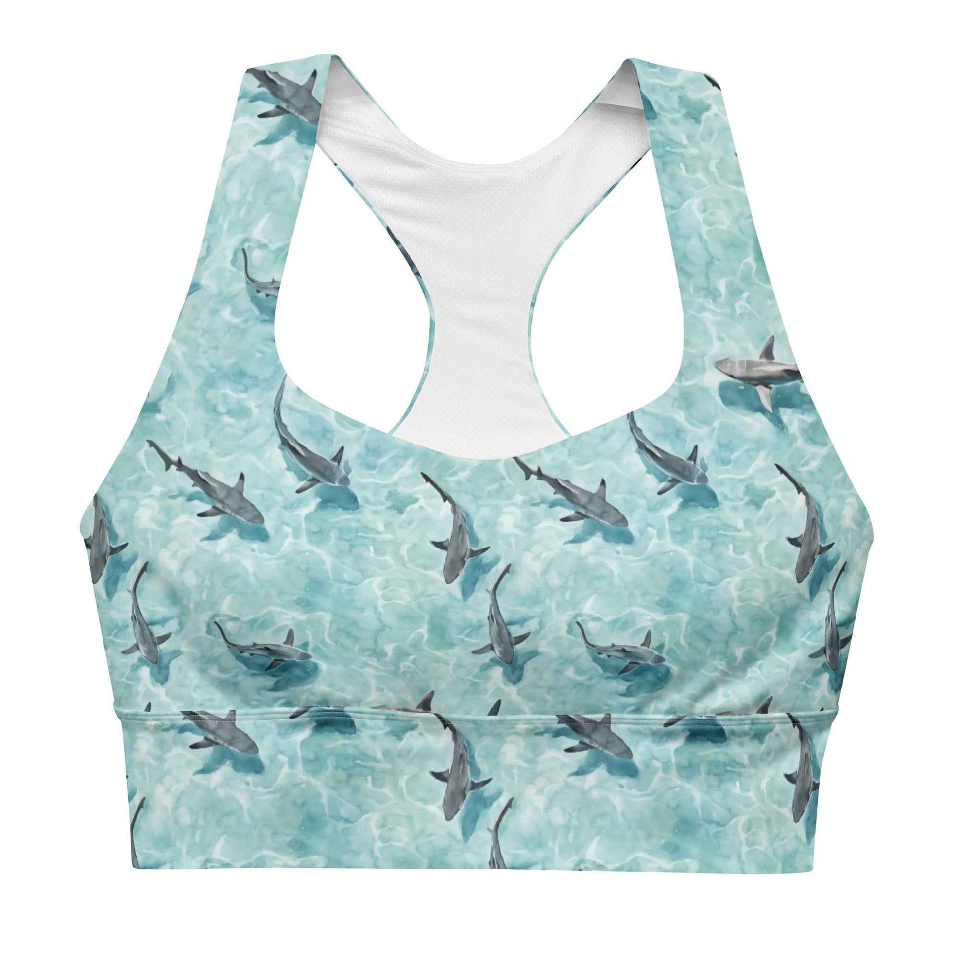 Blacktip Shark Drift Eco Sports Bra Top - 
