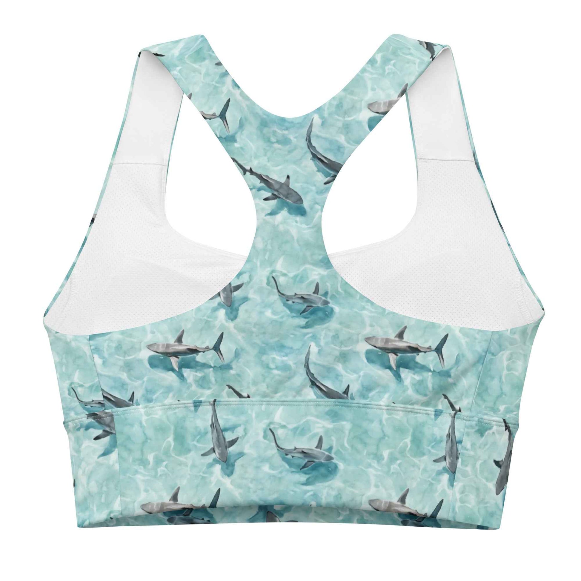 Blacktip Shark Drift Eco Sports Bra Top - 