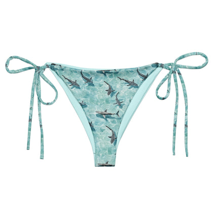 Blacktip Shark Drift Eco String Bikini Bottom - 
