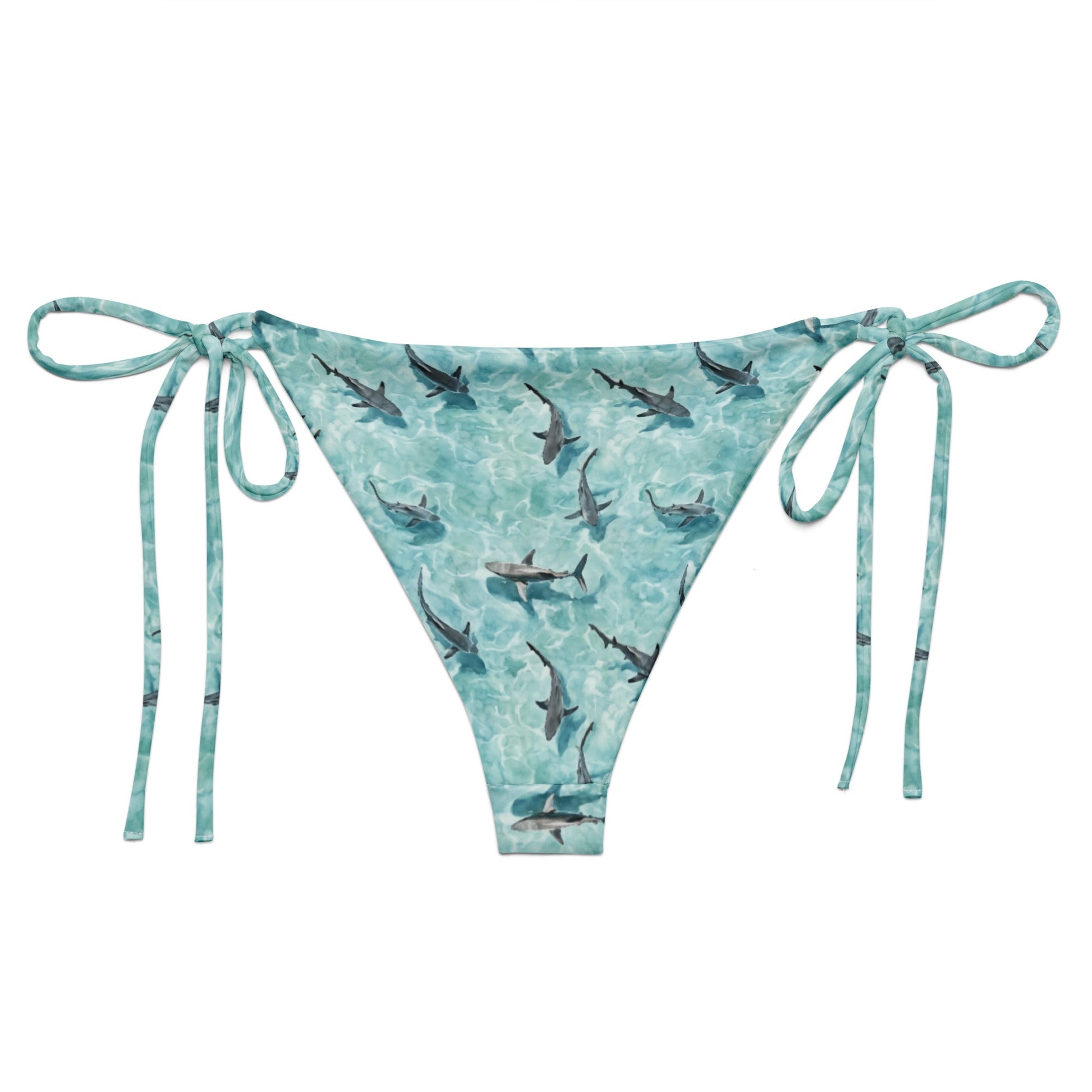 Blacktip Shark Drift Eco String Bikini Bottom - 