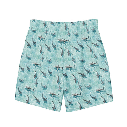 Blacktip Shark Drift Men's Eco Swim Trunks - 