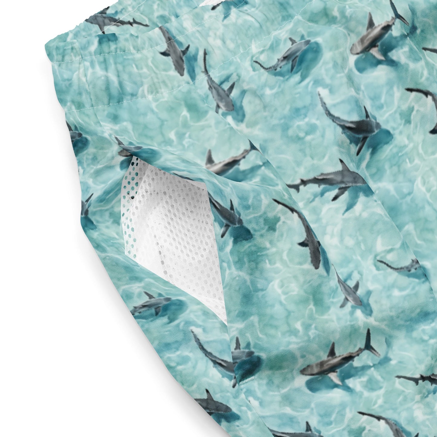 Blacktip Shark Drift Men's Eco Swim Trunks - 