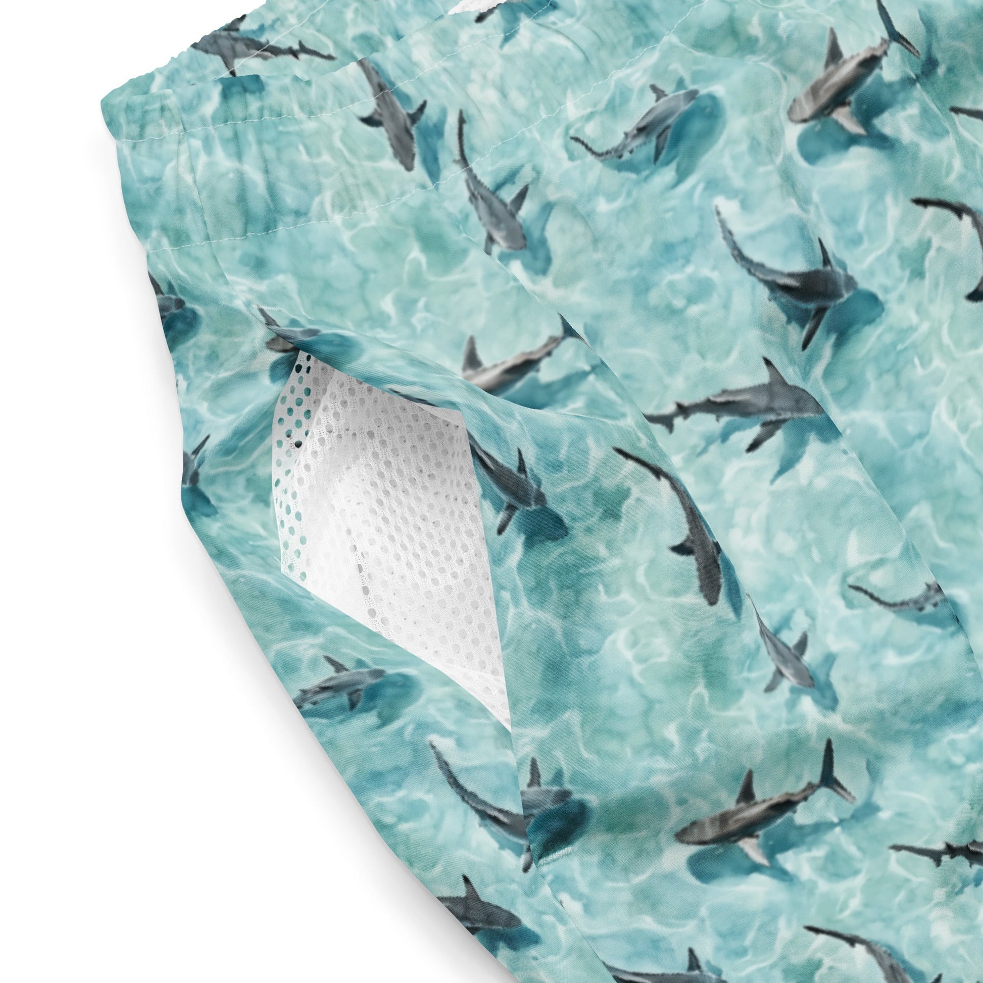Blacktip Shark Drift Men's Eco Swim Trunks - 