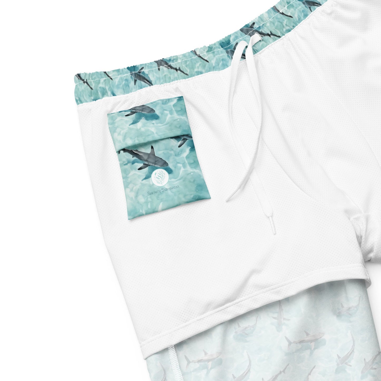 Blacktip Shark Drift Men's Eco Swim Trunks - 