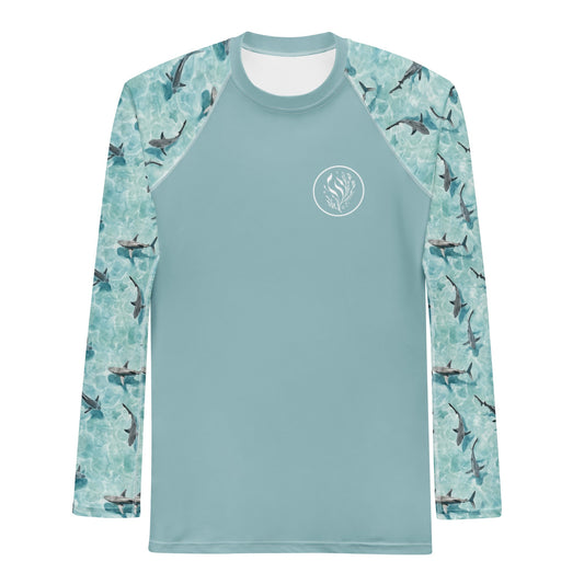 Blacktip Shark Drift Men's Rash Guard - 