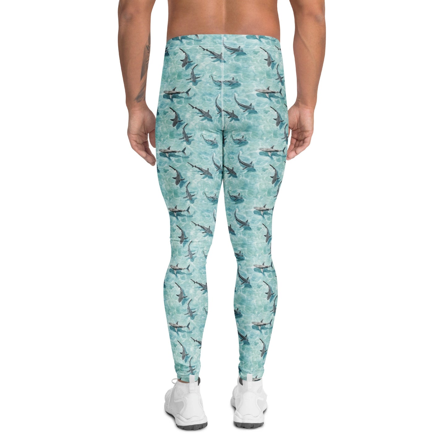 Blacktip Shark Drift Men's Swim Leggings - 