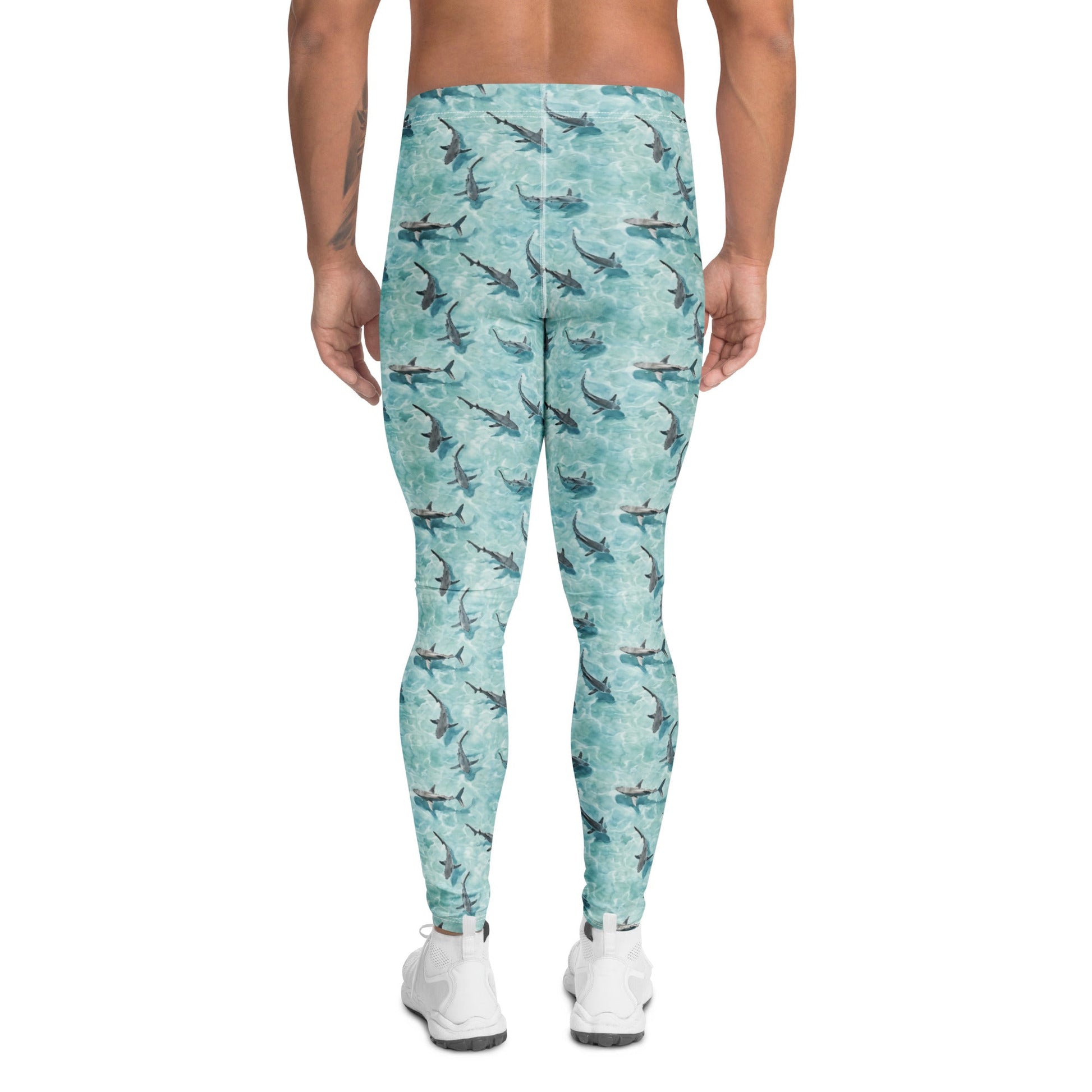 Blacktip Shark Drift Men's Swim Leggings - 