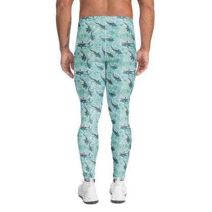 Blacktip Shark Drift Men's Swim Leggings - 