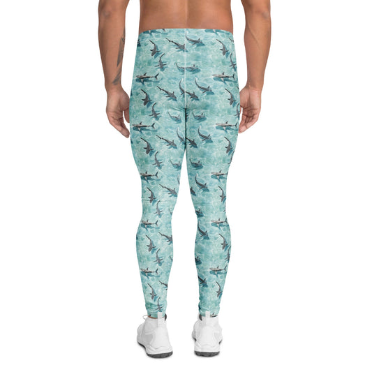 Blacktip Shark Drift Men's Swim Leggings - 