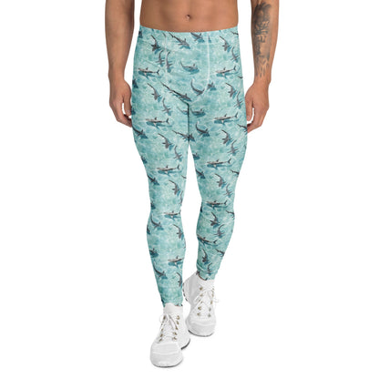 Blacktip Shark Drift Men's Swim Leggings - 