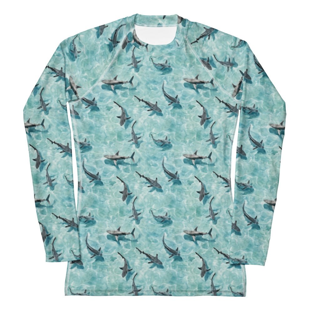 Blacktip Shark Drift Women's Rash Guard - 