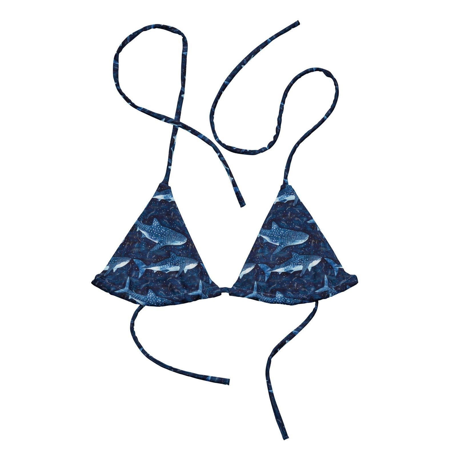 Oceza Sharks & Rays Triangle Bikini Top Bikini Top