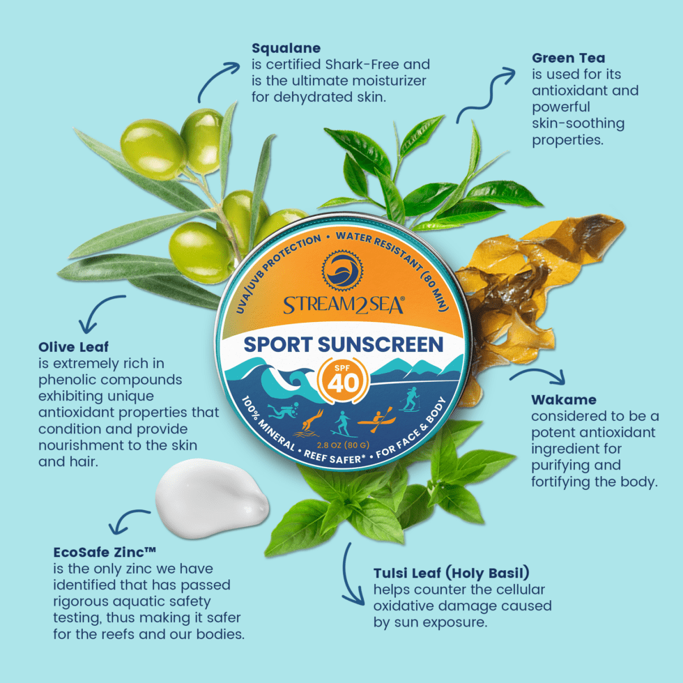 SPF 40 Sport Sunscreen Zinc Balm - 