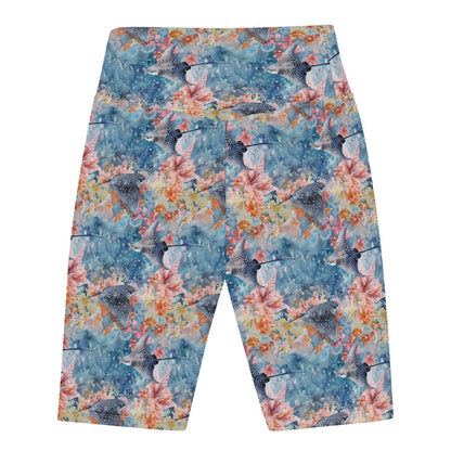 Spotted Eagle Ray 8" Inch Dive Shorts - 