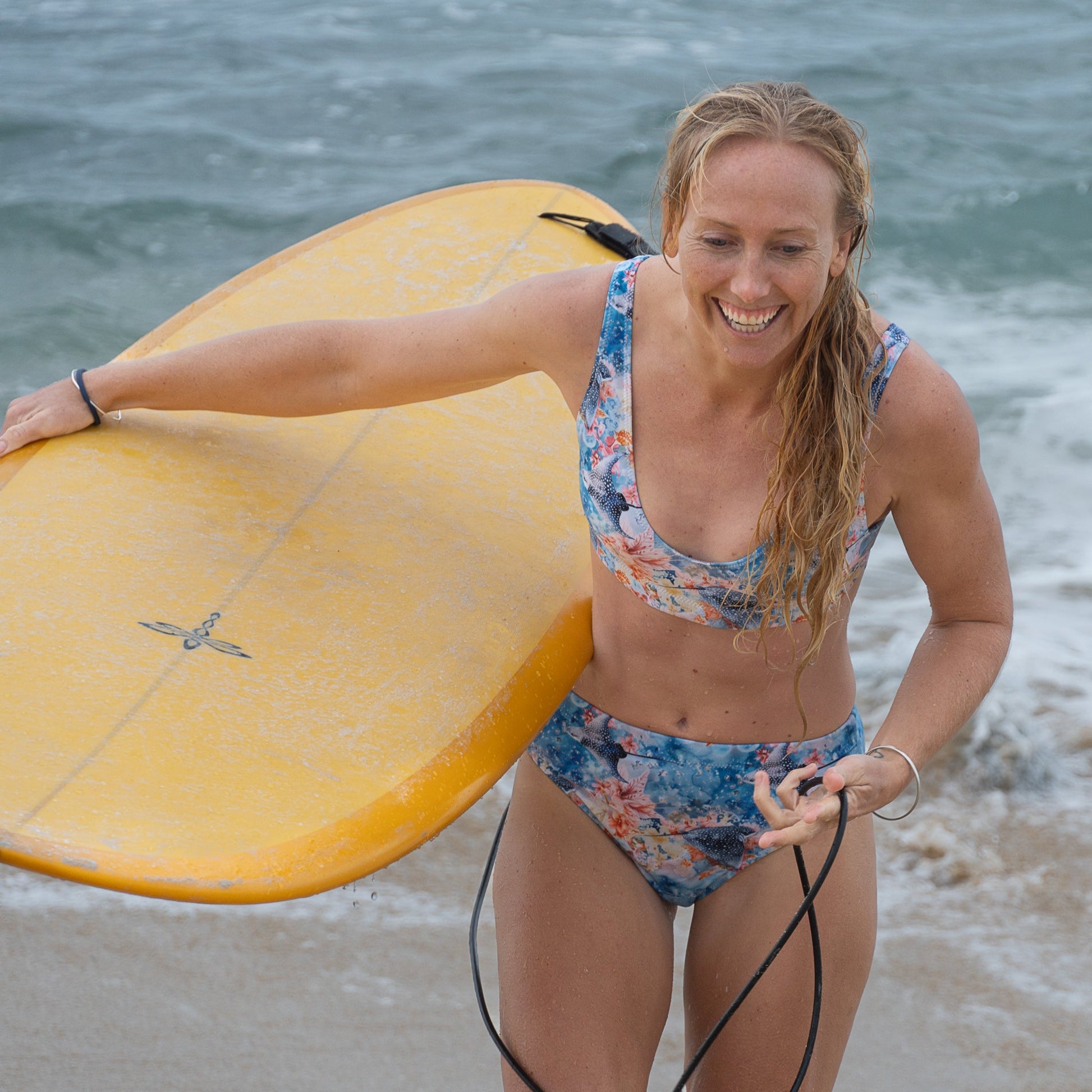 Spotted Eagle Ray Eco Bikini Top - 