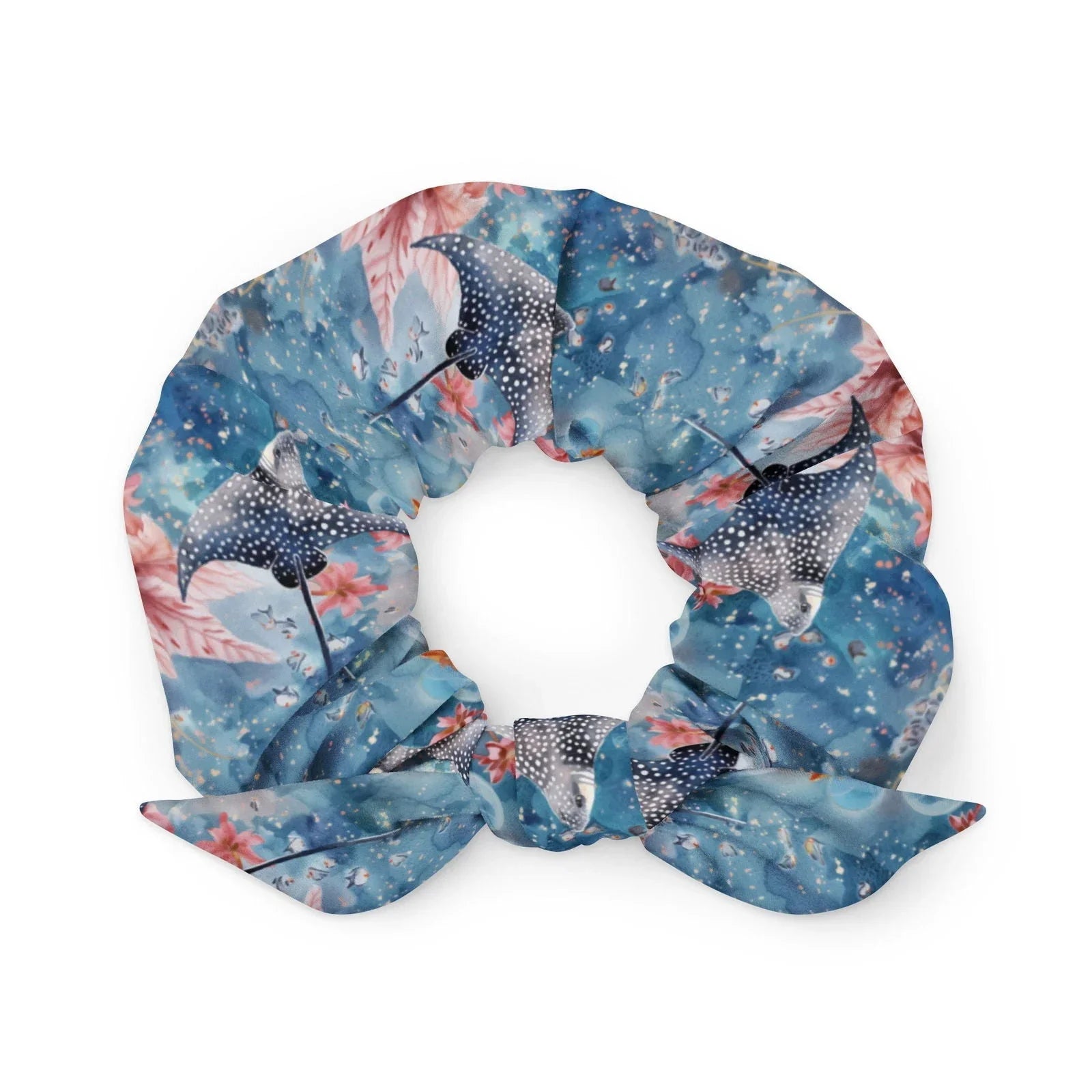 Spotted Eagle Ray Eco-Scrunchie - 