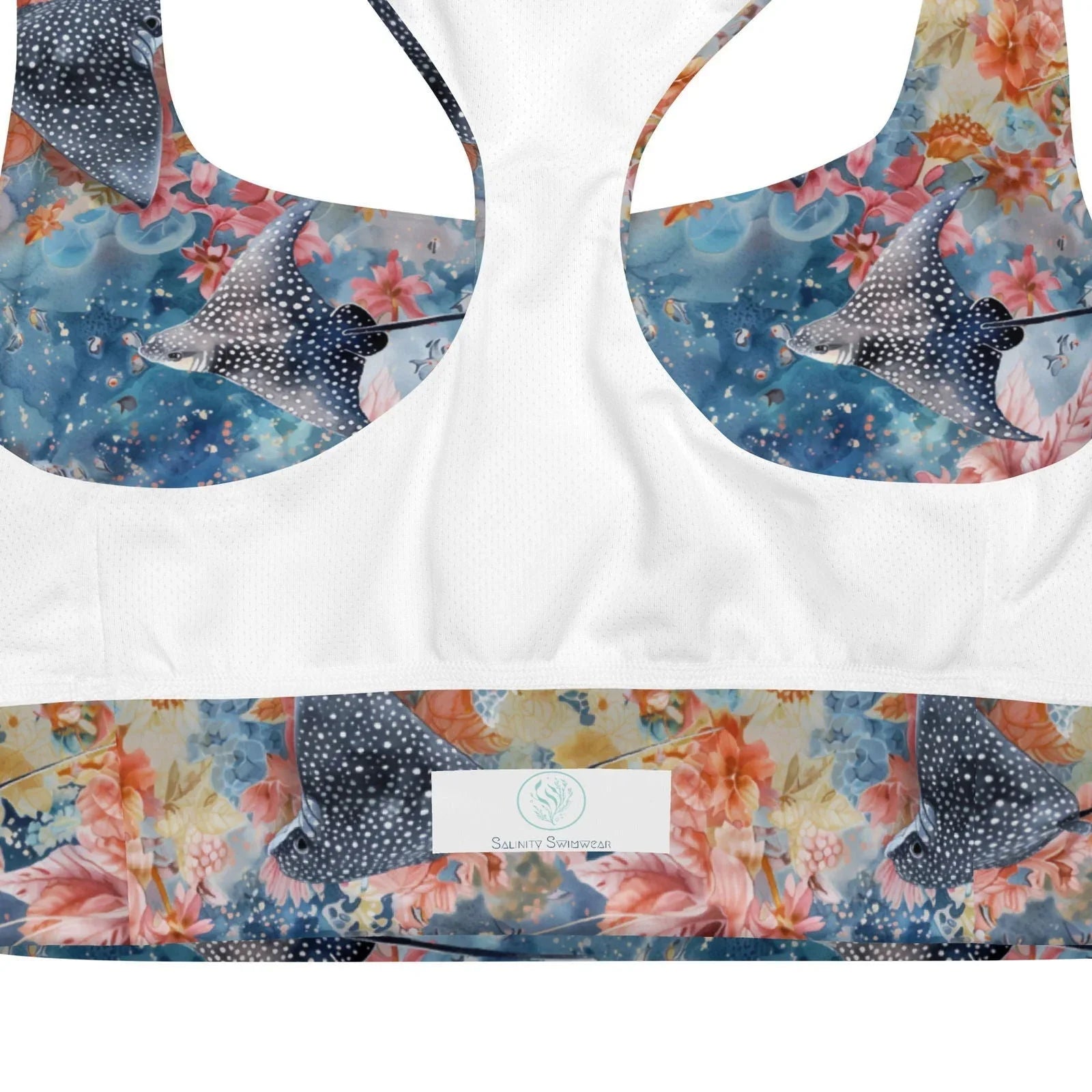 Spotted Eagle Ray Eco Sports Bra Top - 