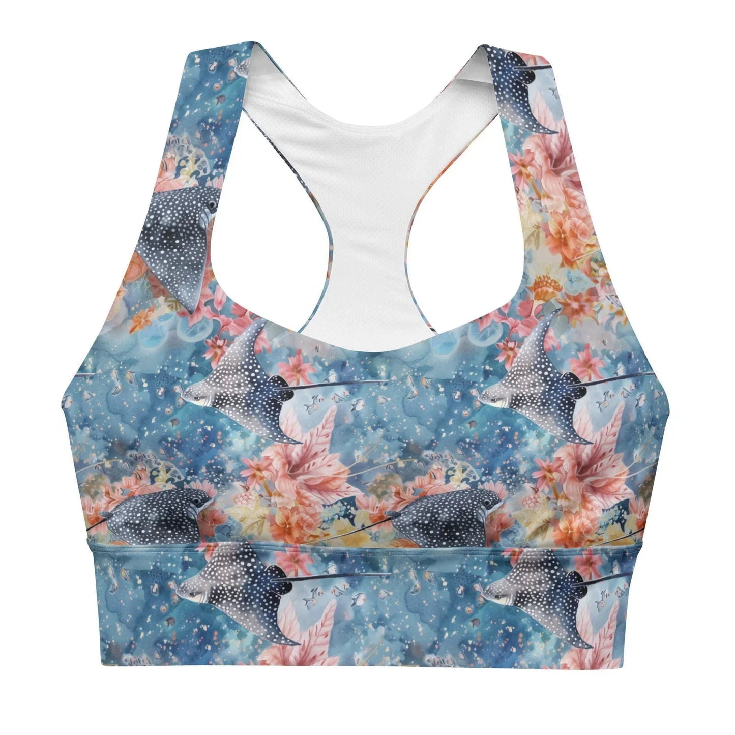 Spotted Eagle Ray Eco Sports Bra Top - 