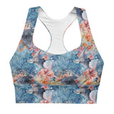 Spotted Eagle Ray Eco Sports Bra Top -  - ["ray","Spotted Eagle Ray","swim","women"]